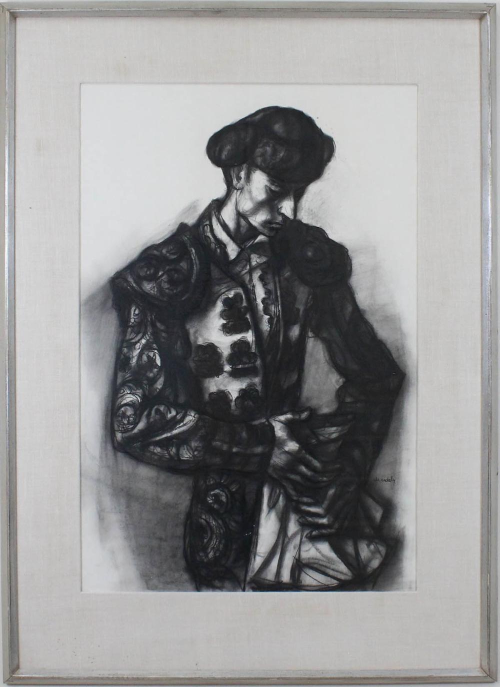 FRANCIS DE ERDELY CHARCOAL ON PAPERFRANCIS 342b35