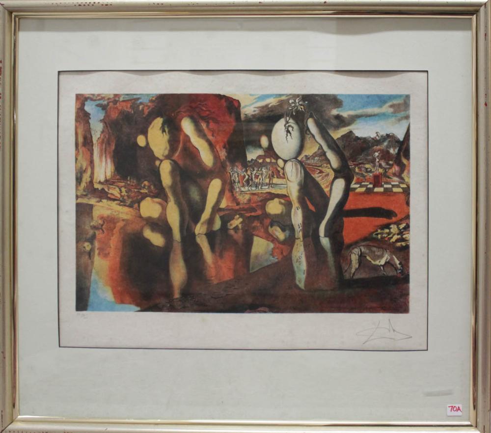 AFTER SALVADOR DALI LITHOGRAPH 342b3f