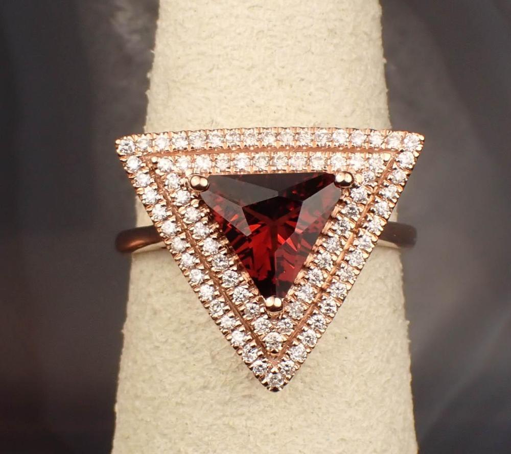 GARNET DIAMOND AND FOURTEEN KARAT 342ba5