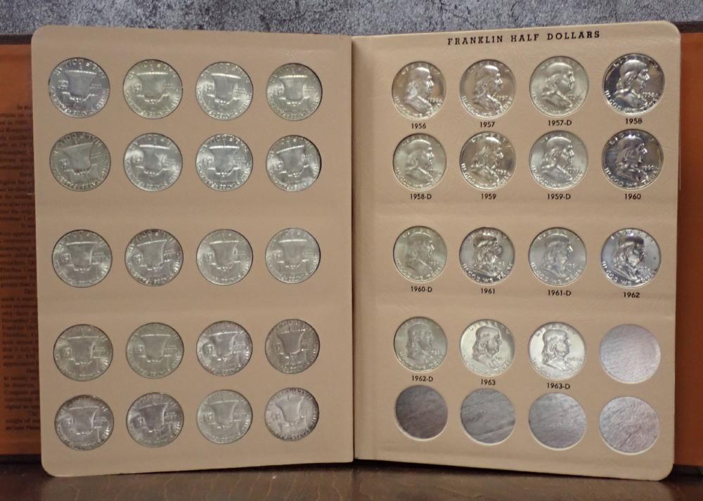 A U.S. FRANKLIN HALF DOLLAR COLLECTION