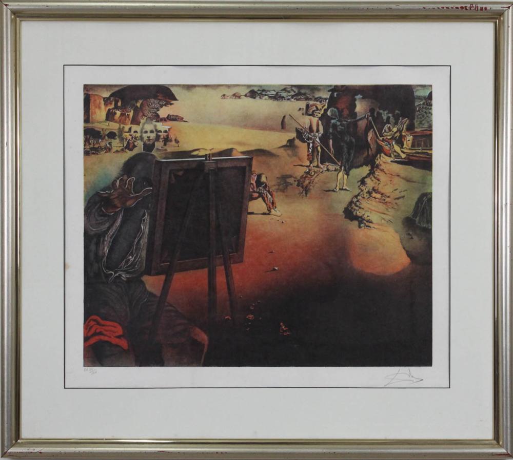 AFTER SALVADOR DALI LITHOGRAPH