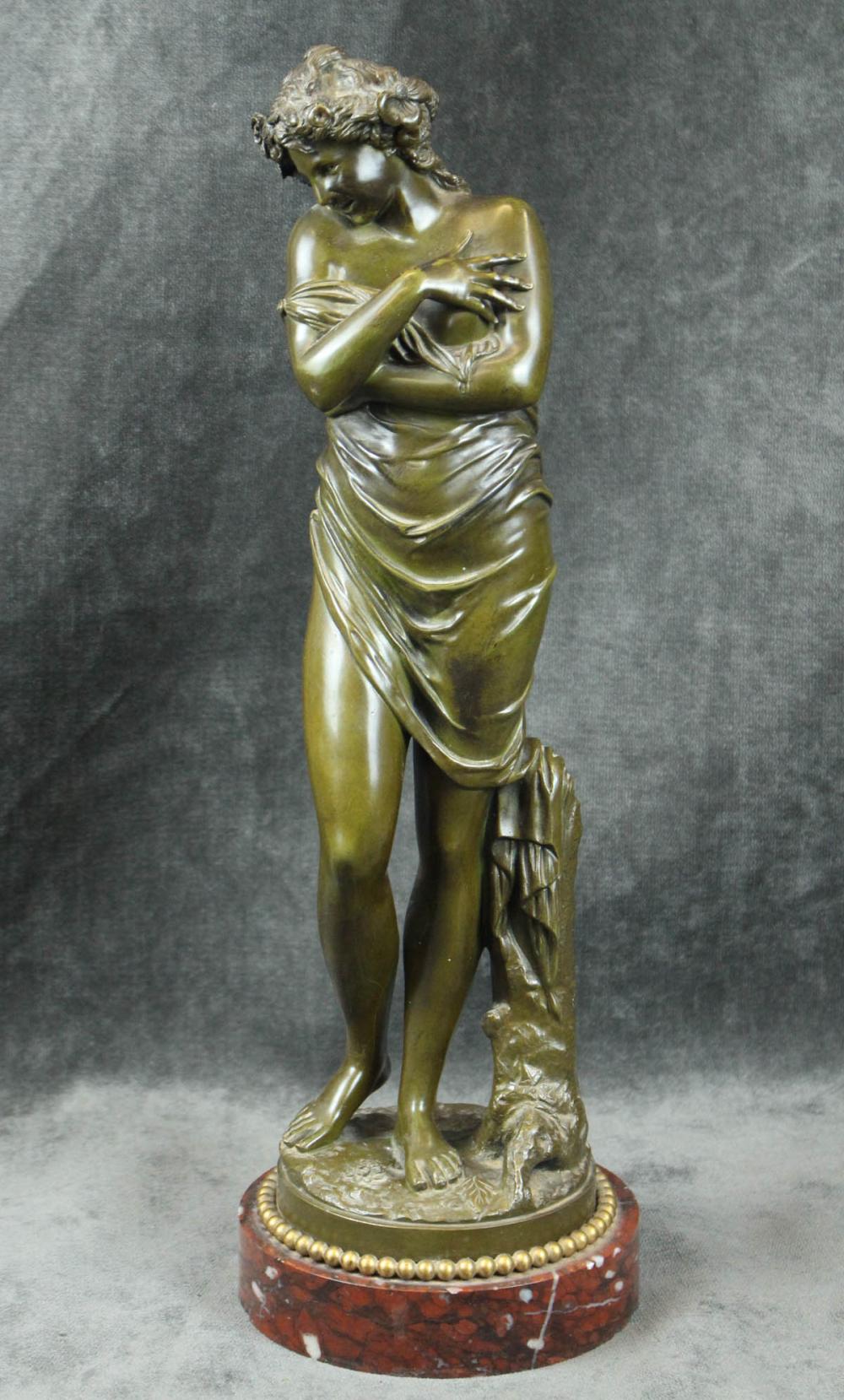 AFTER JEAN ANTOINE HOUDON BRONZE 342bf5