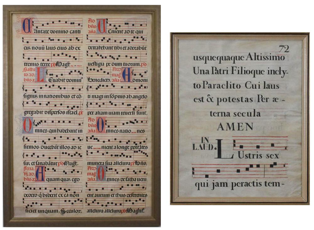 PAIR OF ANTIPHONARYPAIR OF ANTIPHONARY