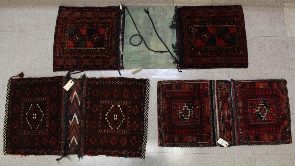 THREE TEKKE DOUBLE SADDLE BAGSTHREE