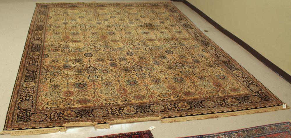 VINTAGE MACHINE LOOMED CARPETVINTAGE 342ca2