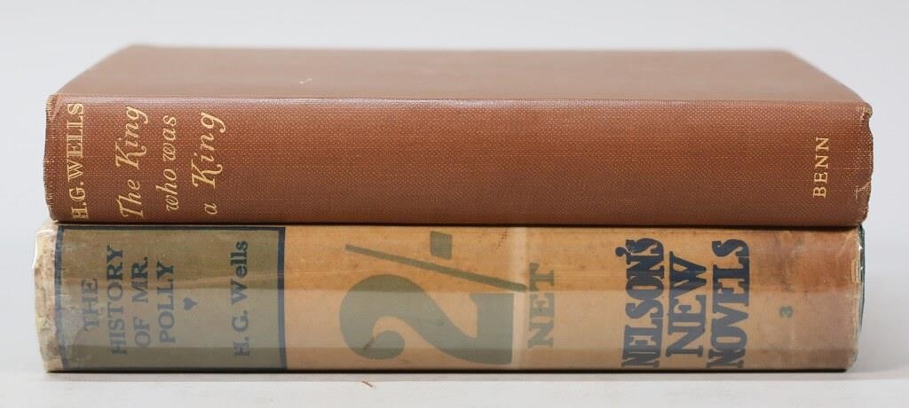 2 H G WELLS FIRST EDITIONS MR  342cf7