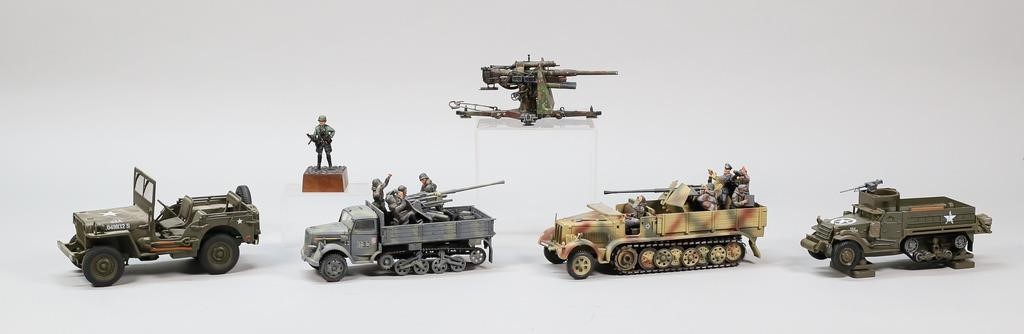 WORLD WAR II MILITARY MODELS AND