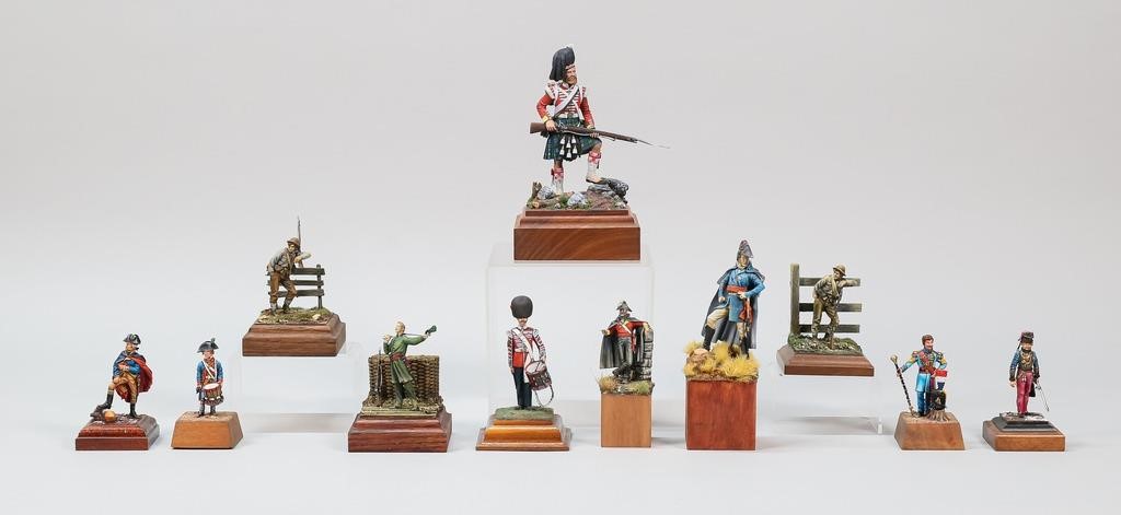 11 MILITARY MINIATURE SOLDIERS93rd