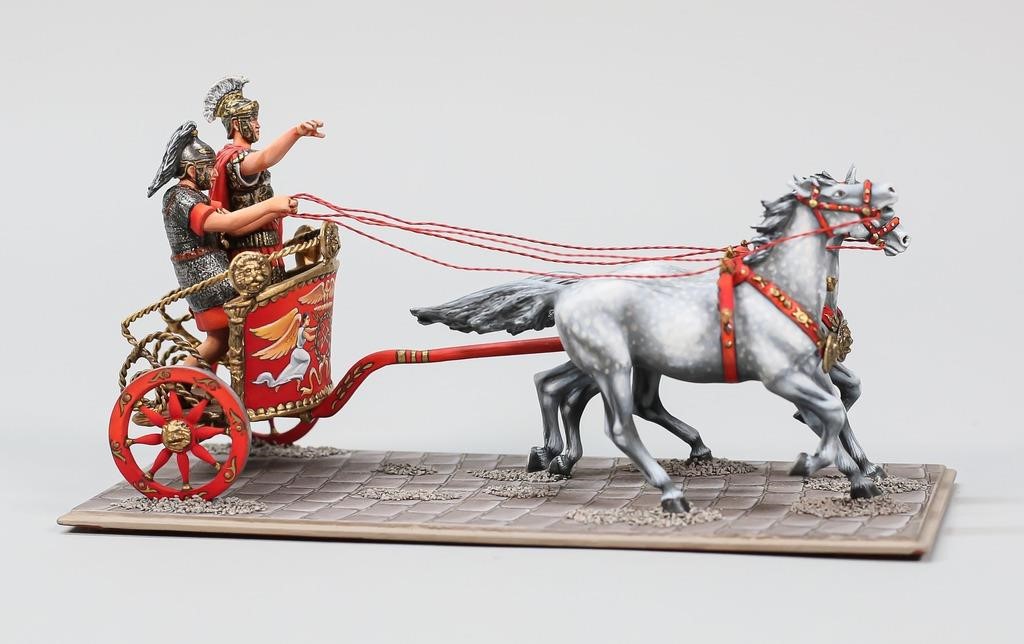 AERO ART 3814 ROMAN CHARIOT MINIATUREHand 342d69