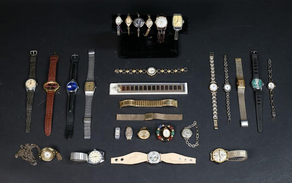 LOT OF WATCHESLot of watches including