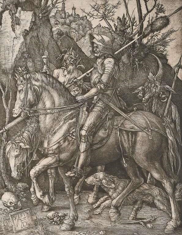 AFTER ALBRECHT DURER KNIGHT, DEATH &