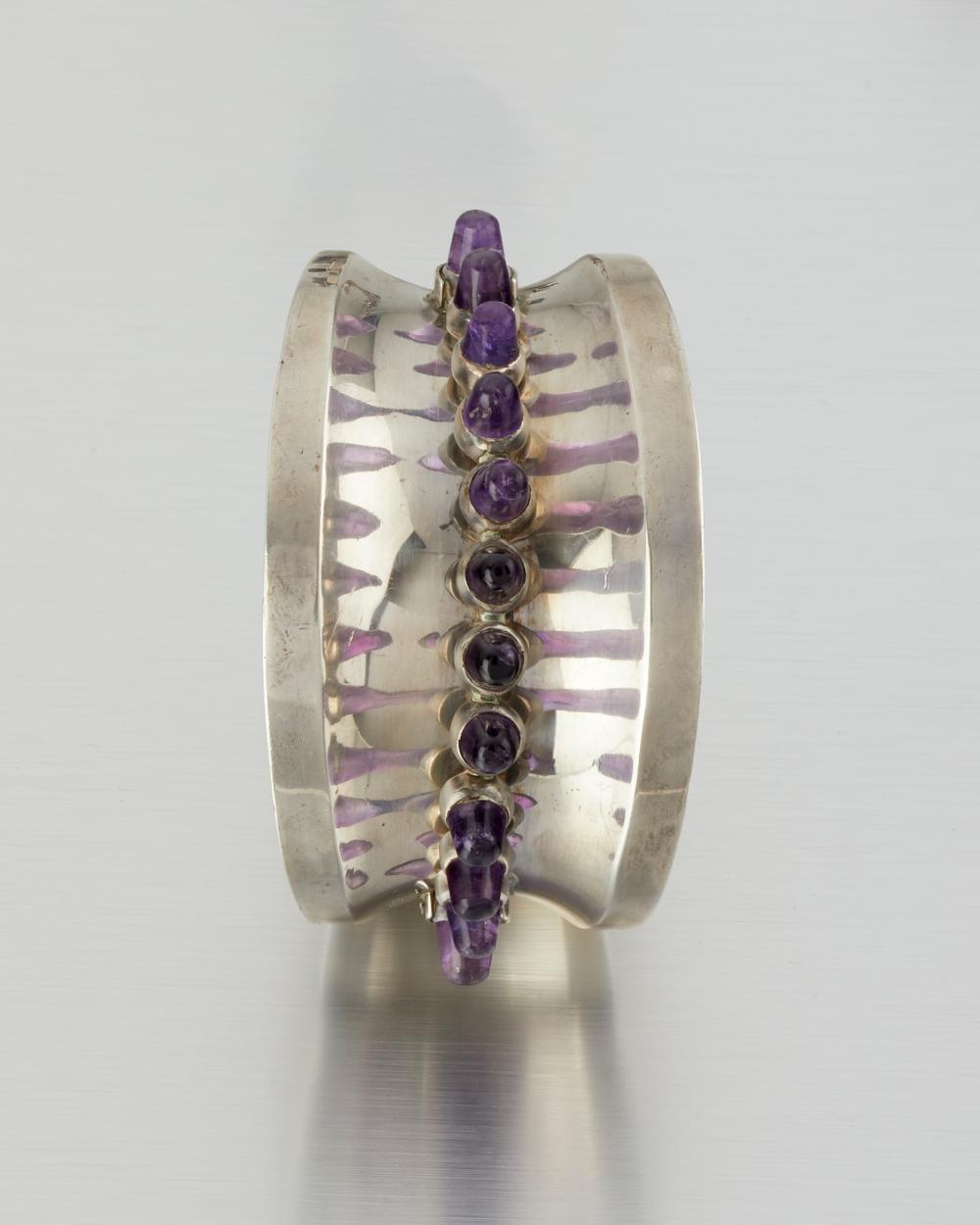 AN ANTONIO PINEDA SILVER AND AMETHYST 342ec8