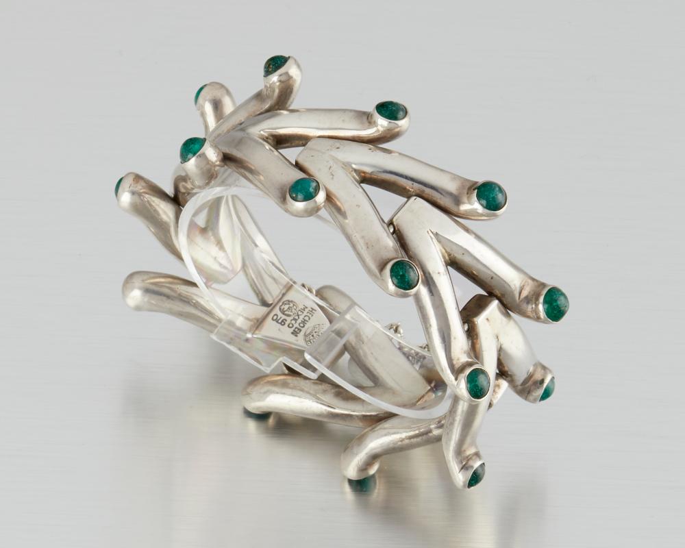 AN ANTONIO PINEDA SILVER AND GREEN