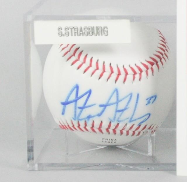 AUTOGRAPHED STEPHEN STRASBURG BASEBALLSigned