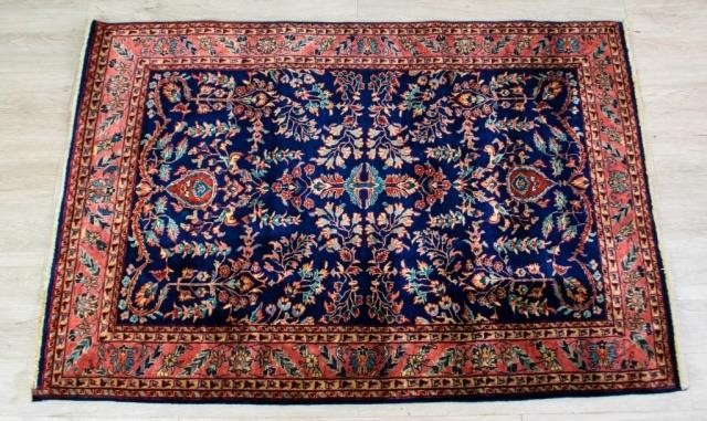 PERSIAN RUGWool Oriental rug Blue  340884