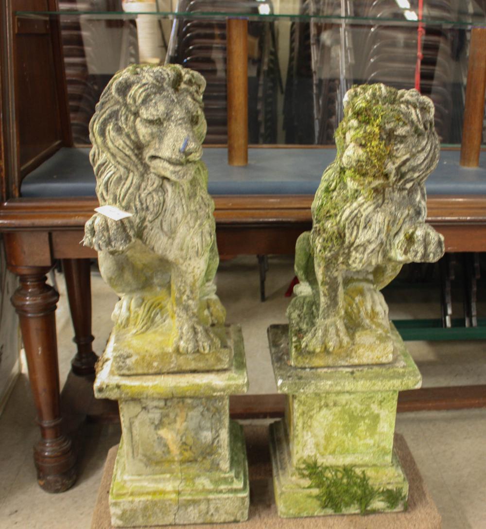 PAIR OF VINTAGE GARDEN GUARDIAN