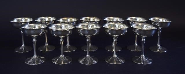 12 BERNARD RICE'S SONS SILVERPLATE