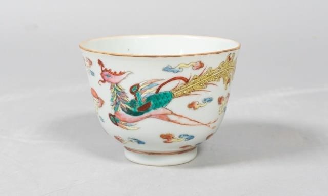 CHINESE PORCELAIN PHOENIX AND DRAGON
