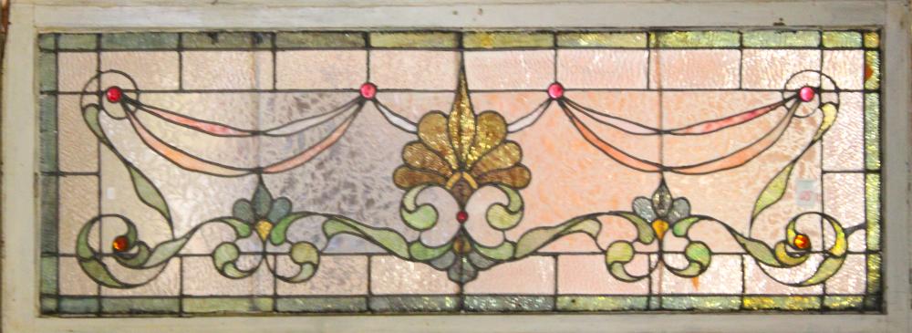 VICTORIAN STAINED AND LEADED GLASS 3408eb