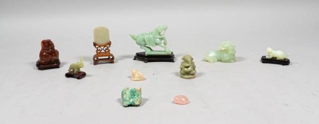 GROUPING OF JADE AND HARDSTONE 340903