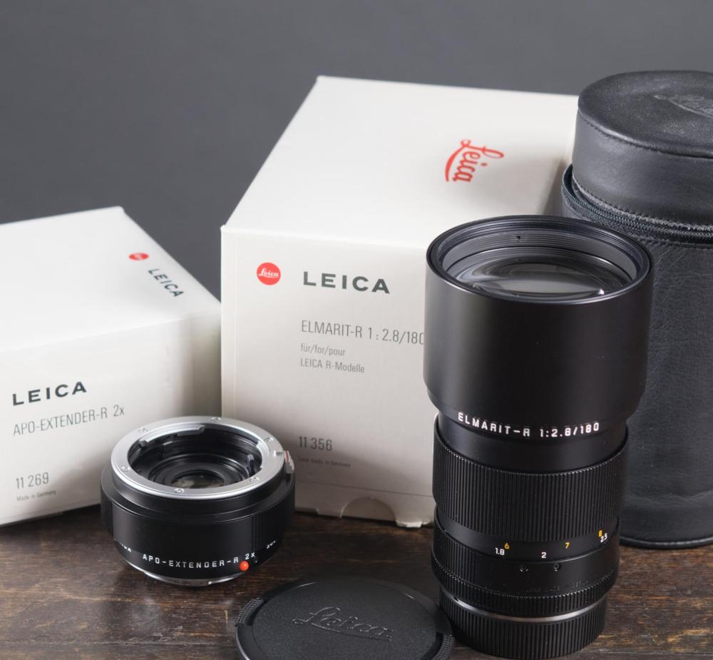 LEICA CAMERA LENS AND EXTENDERLEICA 340931