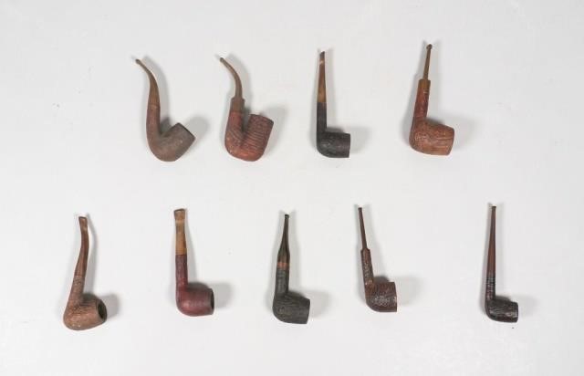 9 SANDBLASTED BILLIARD PIPES9 sandblasted