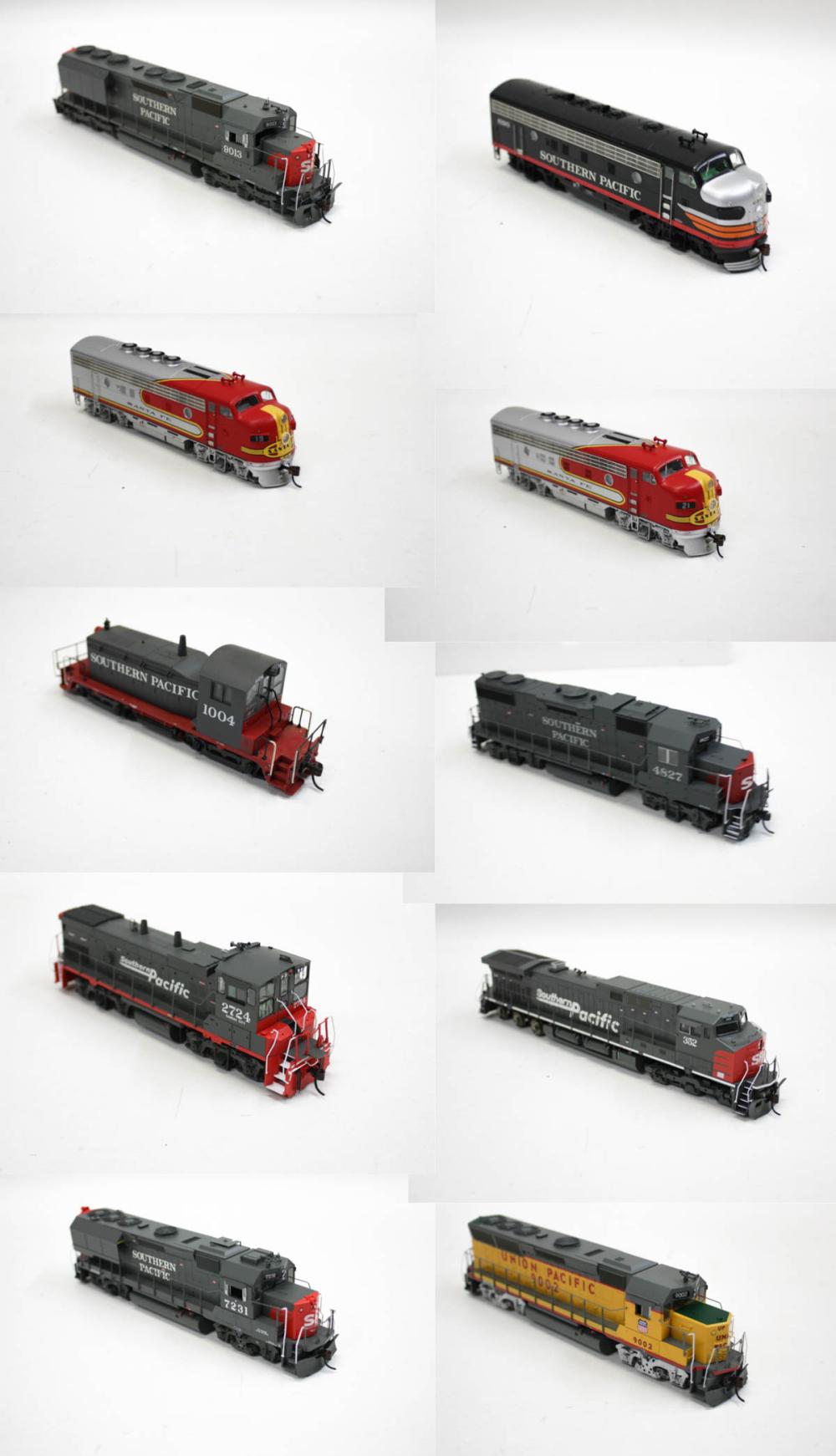 COLLECTION OF TEN HO GAUGE TRAIN 34097a