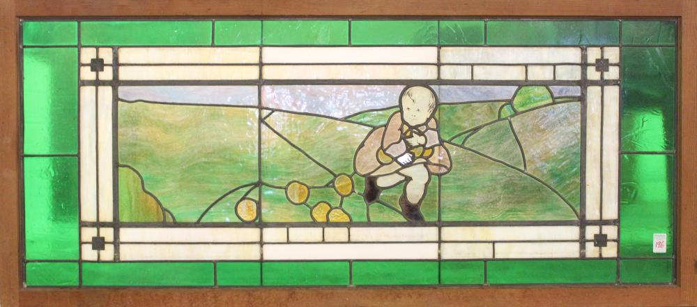 PICTORIAL STAINED AND LEADED GLASS 340986