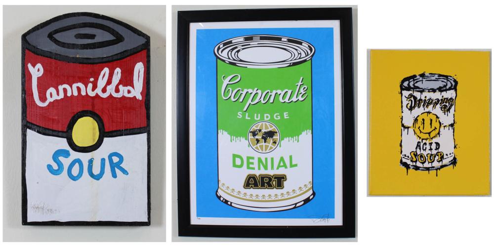 THREE VARIATIONS OF CAMPBELL SOUP STREET