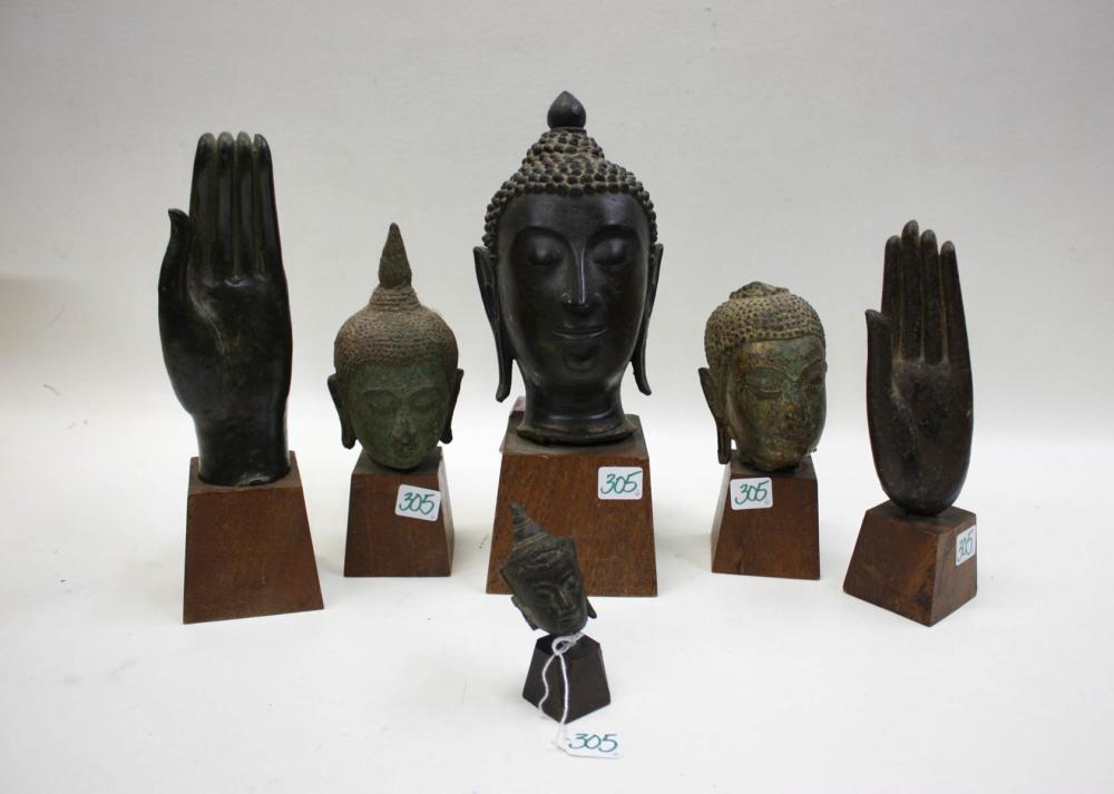 SIX BRONZE SCULPTURESSIX BRONZE SCULPTURES,