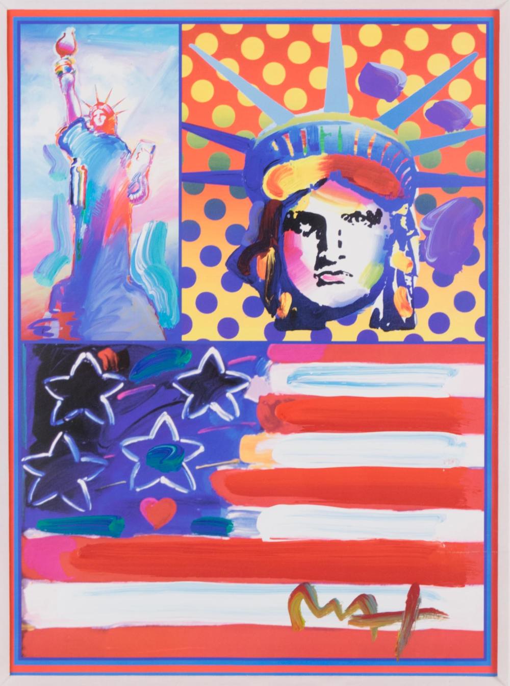 PETER MAX LITHOGRAPHPETER MAX (New York/Germany,