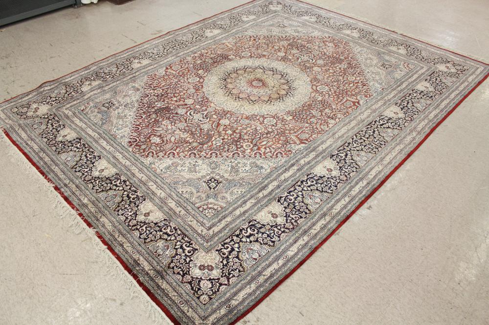 HAND KNOTTED ORIENTAL CARPETHAND 340a76