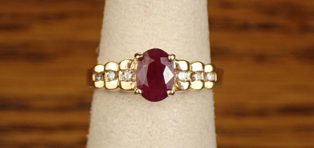 RUBY DIAMOND AND FOURTEEN KARAT 340a87