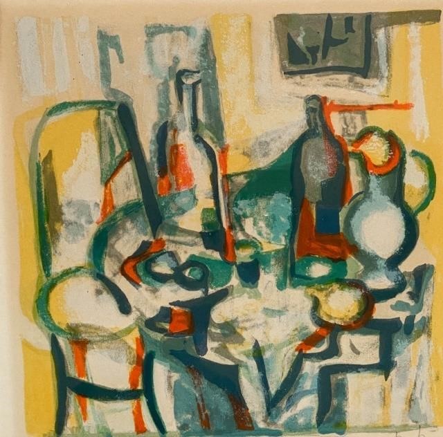 MARCEL MOULY STILL LIFE WITH PITCHER