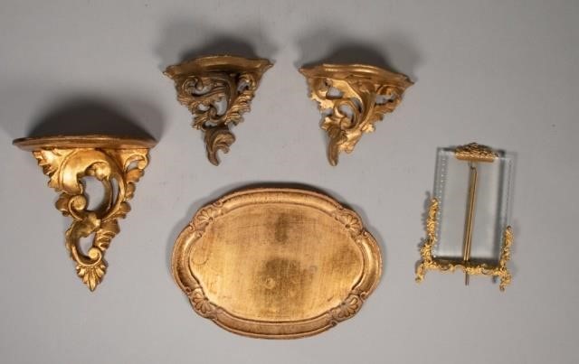COLLECTION OF GILT ITEMSCollection 340b35