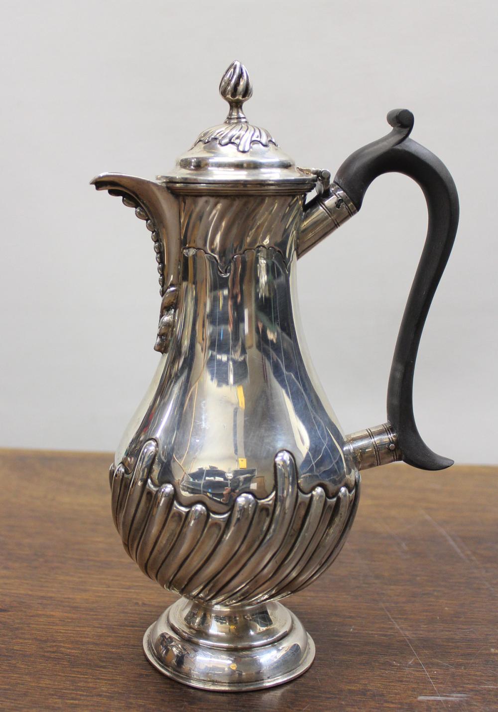 ENGLISH STERLING SILVER COFFEE POTENGLISH