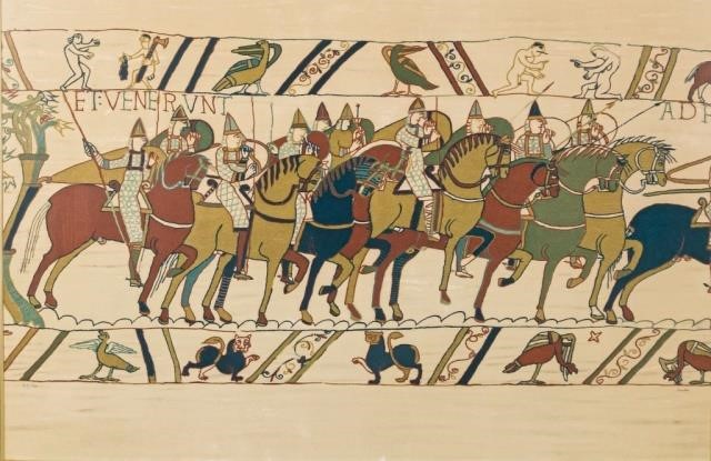 BAYEUX TAPESTRY ET VENERUNT LITHOGRAPHBayeux 340be1