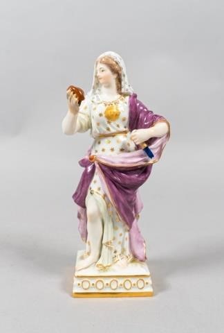 MEISSEN PORCELAIN ALLEGORICAL FIGURELate