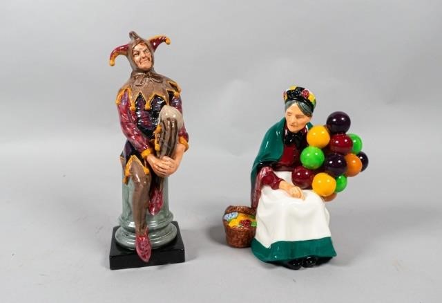 2 ROYAL DOULTON PORCELAIN FIGURES"The