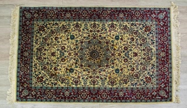 PERSIAN RUGPersian rug,  red and