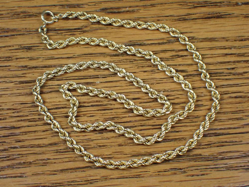 GOLD ROPE CHAIN NECKLACEGOLD ROPE 340c6c