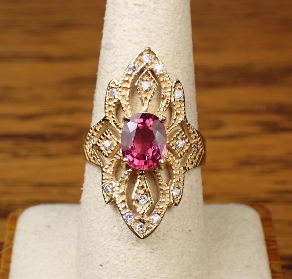 RUBELLITE DIAMOND AND FOURTEEN 340cb9