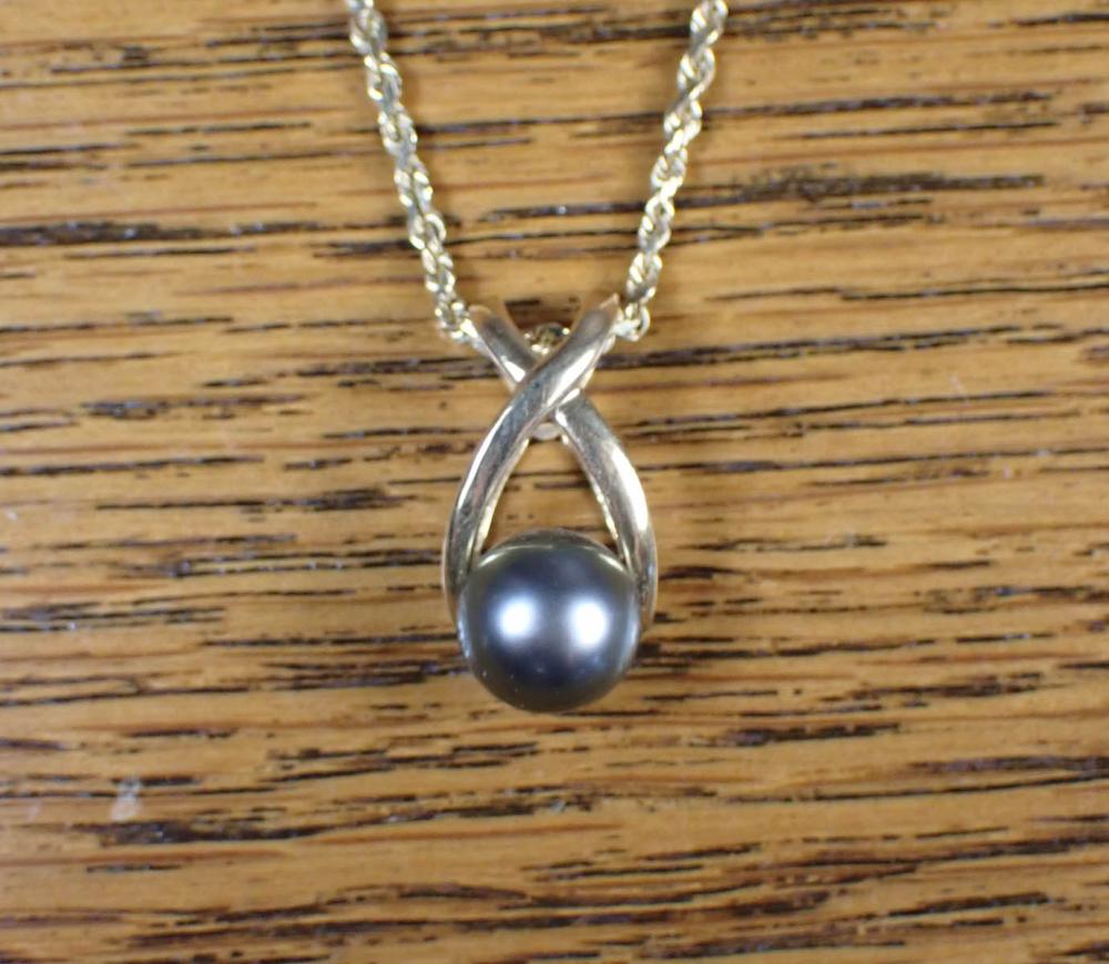 TAHITIAN PEARL AND YELLOW GOLD 340cec