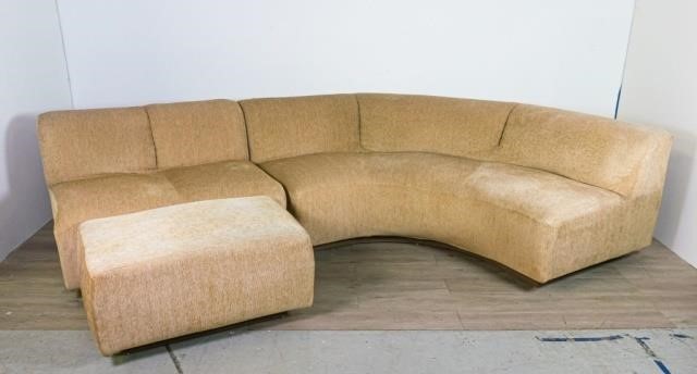 MID CENTURY MODERN SECTIONAL SOFAThree 340dc5