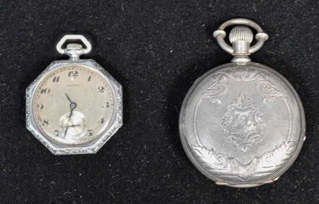 A.W. WALTHAM COIN SILVER AND REGINA