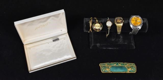 COLLECTION OF 4 WRISTWATCHES AND 340e38