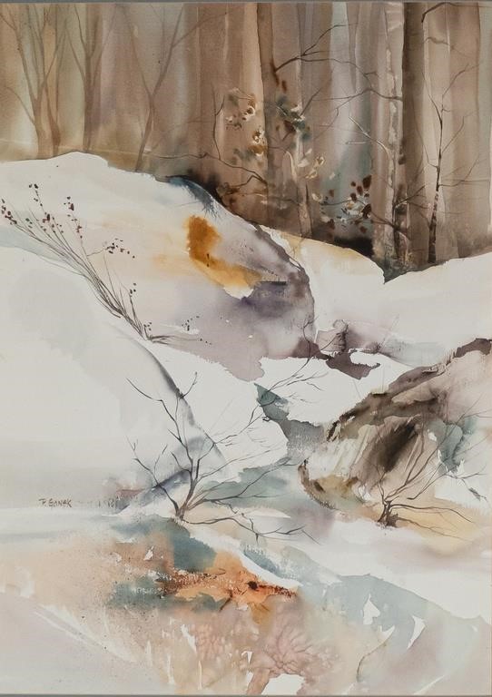 PATRICIA GANEK WATERCOLOR WINTER