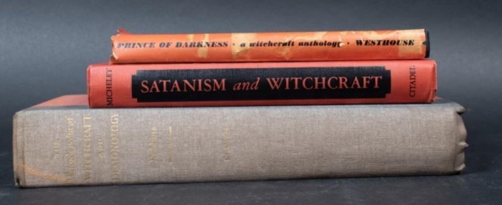 3 BOOKS ON WITCHCRAFT SATANISM 340f44