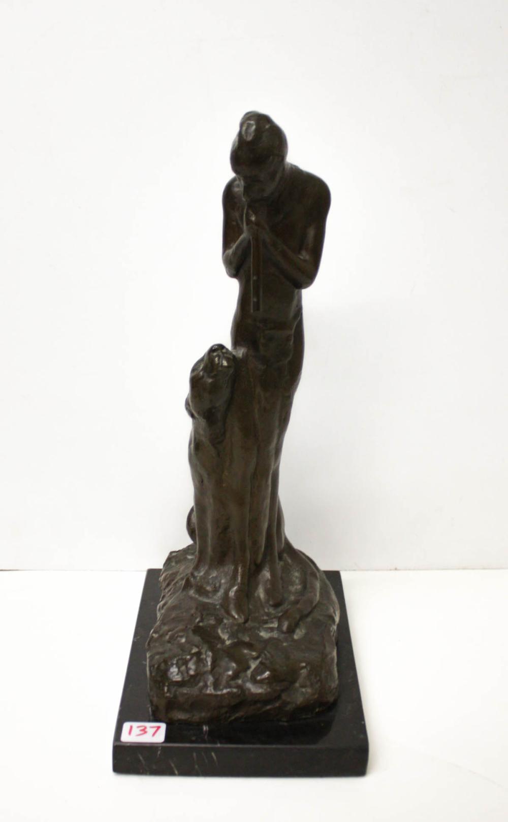 EDWIN WILLARD DEMING BRONZE SCULPTUREEDWIN