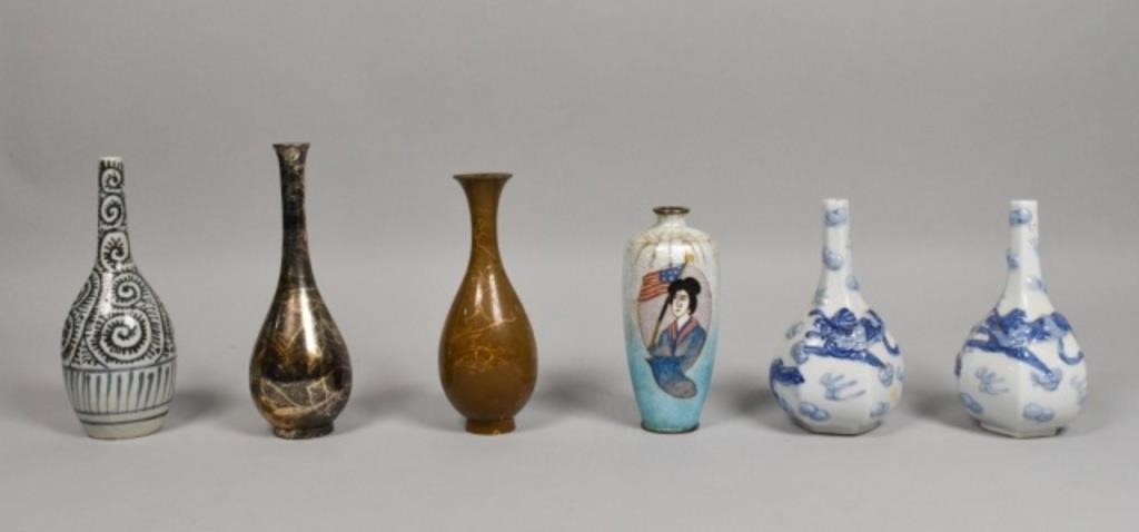 6 JAPANESE VASESLot of 6 Japanese vases,